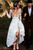 A Line V Neck Lace Long Sleeves Chiffon Wedding Dresses LBQW0162