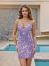 Charming Tahiti Spaghetti Straps Bodice Short Homecoming Dresses
