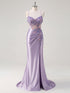Corset Floral Mermaid Long Prom Dress with Slit