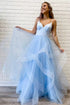 Inspired Prom Dress Ballgown Ruffles Pink Formal Gowns SYP39