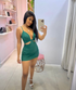 Green Tight Homecoming Dress Green Mini Dress Y4014