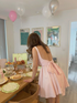 Simple Pink A-line Homecoming Dress 18th Birthday Outfit Y7278