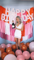 White V Neck Party Dress 22nd Birthday Outfit Dress Short Homecoming Dress Y1991