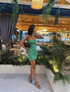 Green Dress Short Homecoming Dress Green Party Dress Y1981