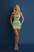 Designer Column Satin One Shoulder Sleeveless Short Homecoming Dress With Beading