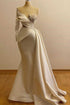 Elegant Satin One-shoulder Mermaid Floor-Length Prom dress