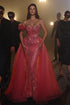 Elegant Sleeveless Pink Sweetheart Panel Mermaid Prom Dresses With Sequins