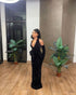 Black Sequins Mermaid Prom Dress,Glitter Black Evening Dress Y1649