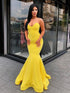 Gorgeous Mermaid Sleeveless Sweetheart Stretch Crepe Prom Dresses