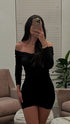 Cute Black Casual Dress,Black Mini Homecoming Dress Y1023