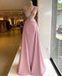 Pink Long Prom Dress Unique Evening Dress Y521