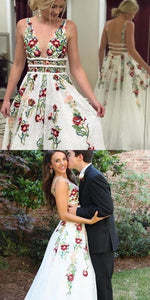 Sexy Backlesss Prom Dress with Chapel Trailing