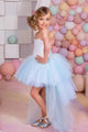  Chic Sweetheart A Line Tulle Flower Girl Dresses with Lace Asymmetrical 