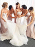 Sheath Sweetheart Appliques Bridesmaid Dress LBQB0005