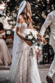 Romantic Off the Shoulder Mermaid Lace Sweetheart Wedding Dress