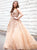 A Line Champagne V Neck Tulle Lace Prom Dresses