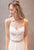 Tulle Halter Criss Cross Wedding Dress with Beading Lace LBQW0008