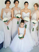 Sexy Mermaid Jewel Sweep Train Lavender Bridesmaid Dress with Appliques 