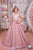 2019 Two Piece Scoop Chiffon Lace Flower Girl Dresses Sweep Train 