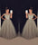 Off the Shoulder A Line Tulle Prom Dresses with Rhinestones 