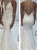 Sexy White Mermaid Jewel Back Beaded Chiffon Zipper Up Prom Dresses 