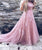 Scoop A Line Open Back Prom Dresses Tulle With Appliques