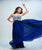 A Line Sweetheart Chiffon Prom Dresses With Beadings