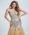 Mermaid  Sweetheart Tulle Sleeveless Prom Dresses With Beadings