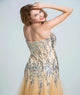 Mermaid  Sweetheart Tulle Sweep Train Prom Dresses With Beadings