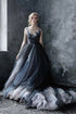 Gorgeous  Ball Gown Lace Tulle Prom Dresses with Beading and Applique LBQ0053