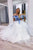 White Tulle Off Shoulder Long Prom Evening Formal Dress GJS194
