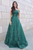 Gorgeous Backless Sparkly Green Sequins Long Prom Formal Graduation Evening Dress GJS697