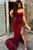 Sweetheart Split Mermaid Sequins Prom Dresses LBQ1573