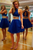 Short Tulle Backless Royal Blue Prom Homecoming Dress with Beaded LBQ0113