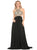 A Line Criss Cross Chiffon Scoop Prom Dresses With Beadings
