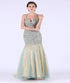 Mermaid Spaghetti Straps Sequins Tulle Prom Dresses LBQ0306