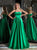 Sweetheart A Line Satin Sweep Train Lace Up Prom Dresses with Ribbon 