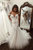 Off the Shoulder Appliques Backless Tulle Wedding Dress LBQW0174