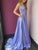 Backless Satin Long Prom Dresses with Open back  Formal Evening Dress GJS002