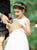 A Line Tea Length Tulle Flower Girl Dresses