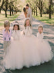 Floor Length Scoop Flower Girl Dresses with Pleats