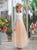 A Line Tulle 3/4 Sleeves Flower Girl Dresses with Pleats