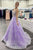 Gorgeous Purple Lace Beaded Long Prom Dress Sweetheart Ball Gown  GJS120