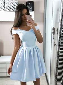 Above Knee A Line Homecoming Dresses