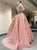 Lace Sweetheart Appliques Asymmetrical Pink Prom Dresses