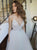 Chic A Line Spaghetti Straps Lace Tulle Prom Dress with Belt