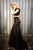 Mermaid 2 Pieces Black Lace Long Prom Dress, Mermaid Black Formal Dress  GJS152