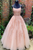 Tulle Lace Long Prom Evening DRESS with Sleeveless Scoop GJS022