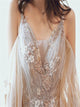 Champagne Lace Up Prom Dresses