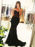 Mermaid Sweetheart Tulle Appliques Prom Dress LBQ3788